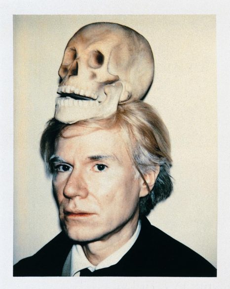 andy warhol with Skull